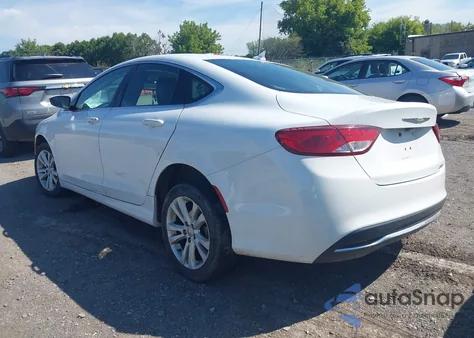 2016 Chrysler 200 Limited Platinum from USA, damaged, VIN 1C3CCCAB3GN189489